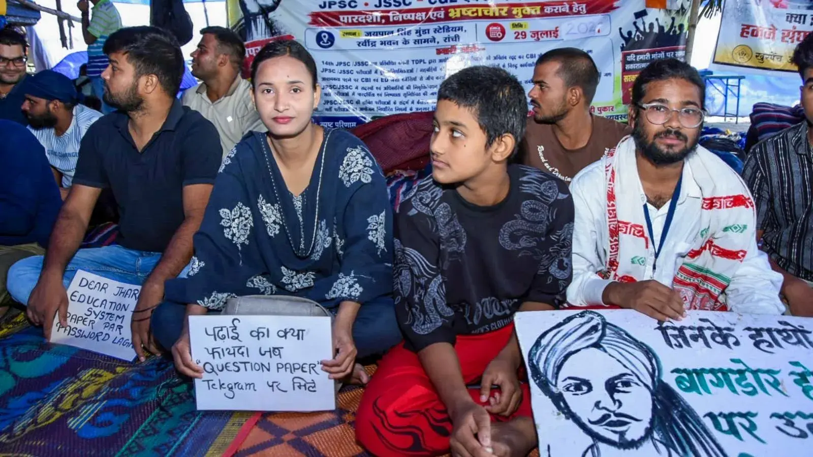 Jharkhand student protests harden as march to Assembly begins under tight security